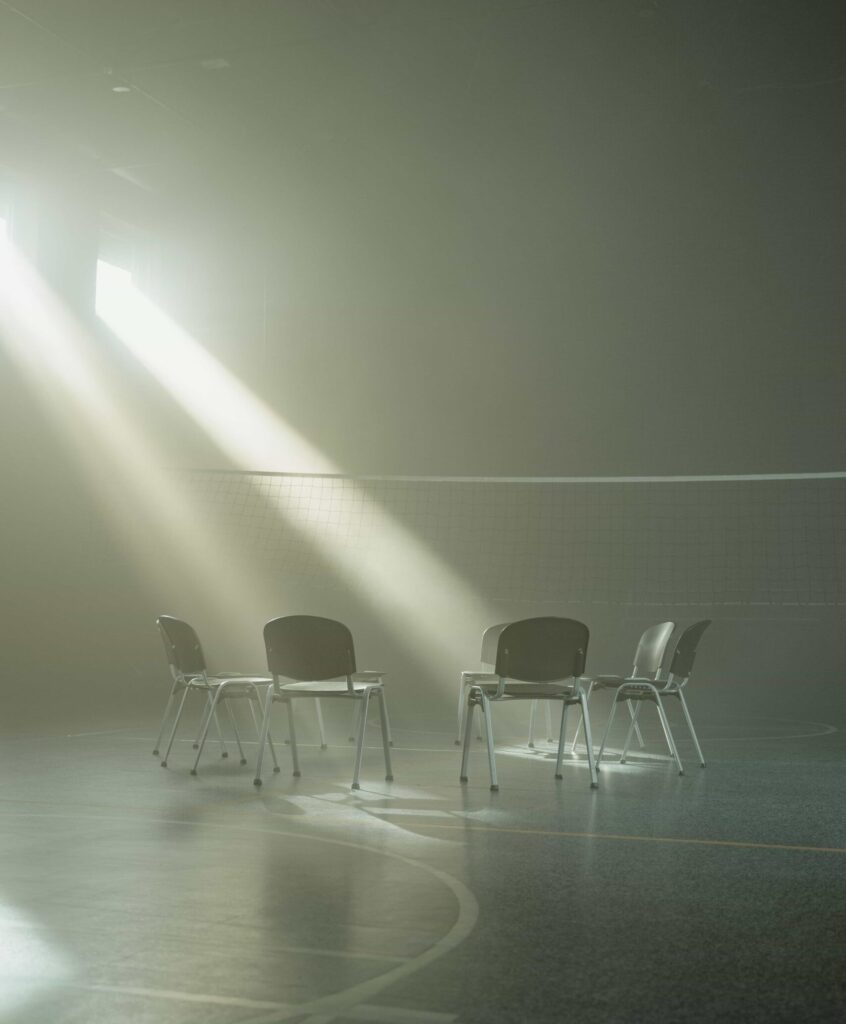 Abstract clean empty outpatient rehabilitation interior background